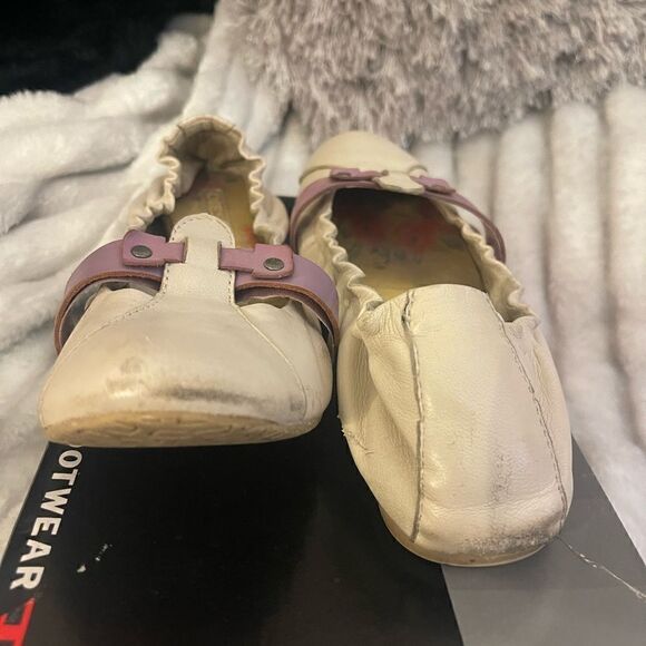 Diesel flats/shoes cream & purple size 6.5 - Picture 2 of 6